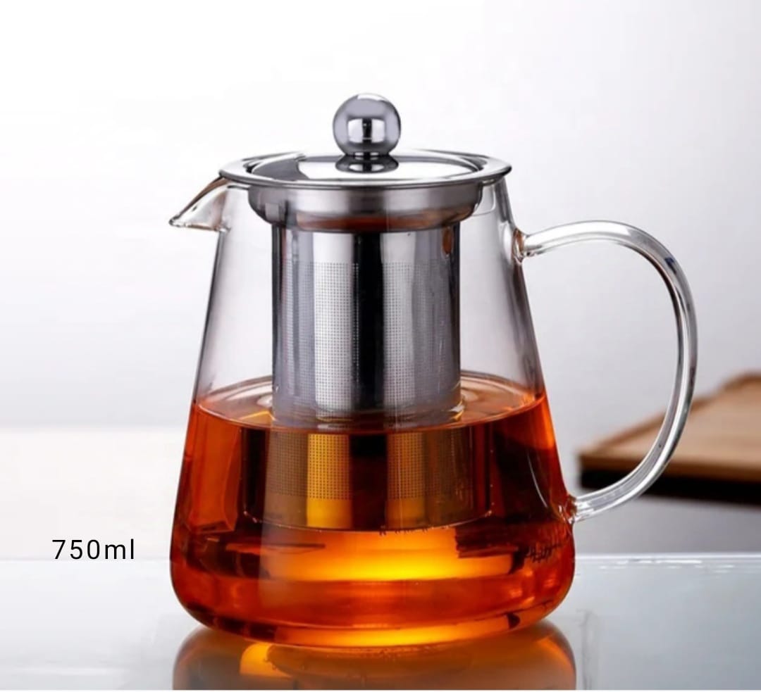 ابريق شاي زجاج حراري 750مل